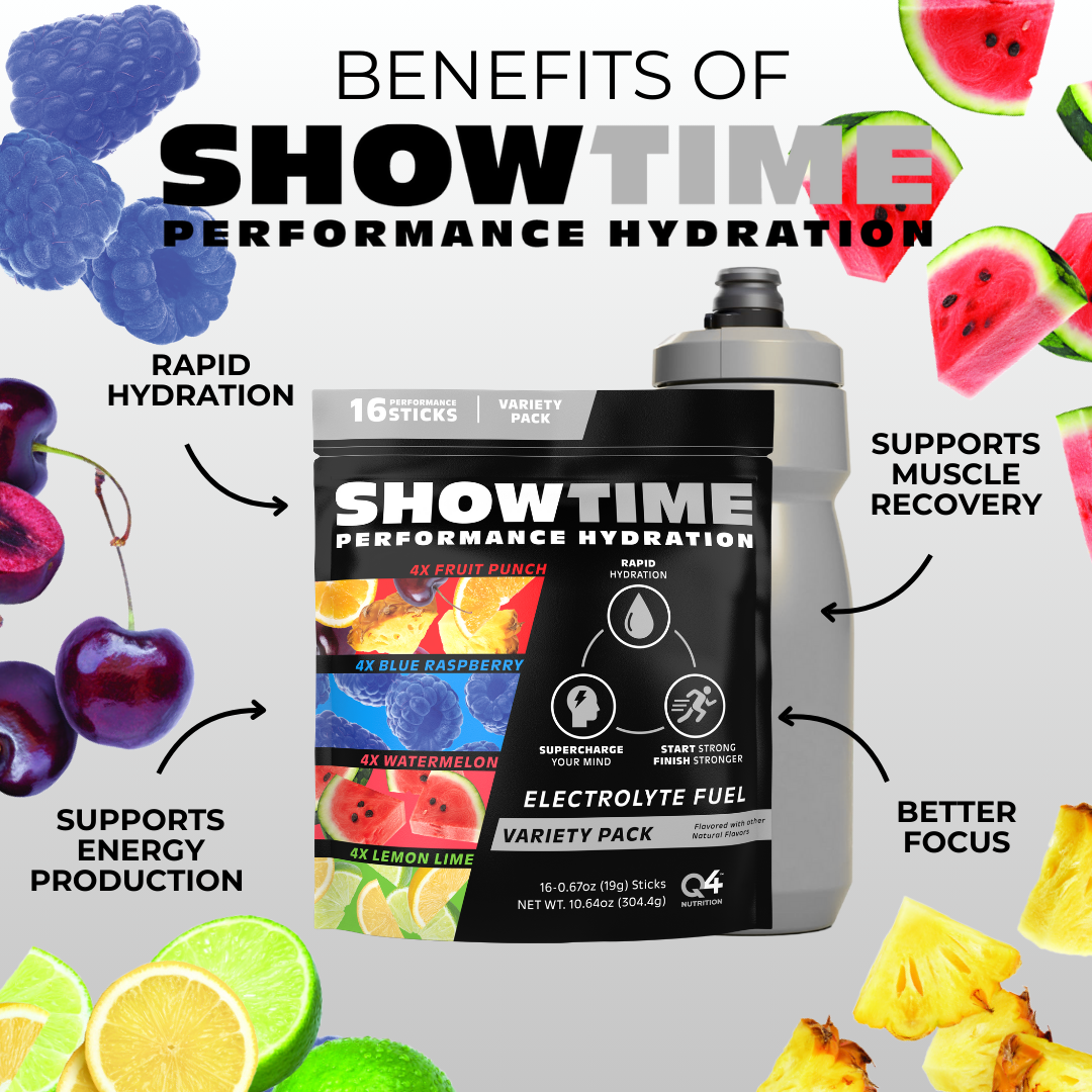 Variety Pack Showtime Performance Hydration Sticks - 16 Pack