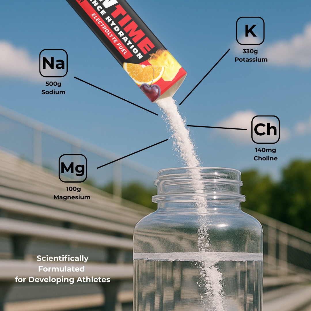 Fruit Punch Showtime Performance Hydration Sticks - 16 Pack