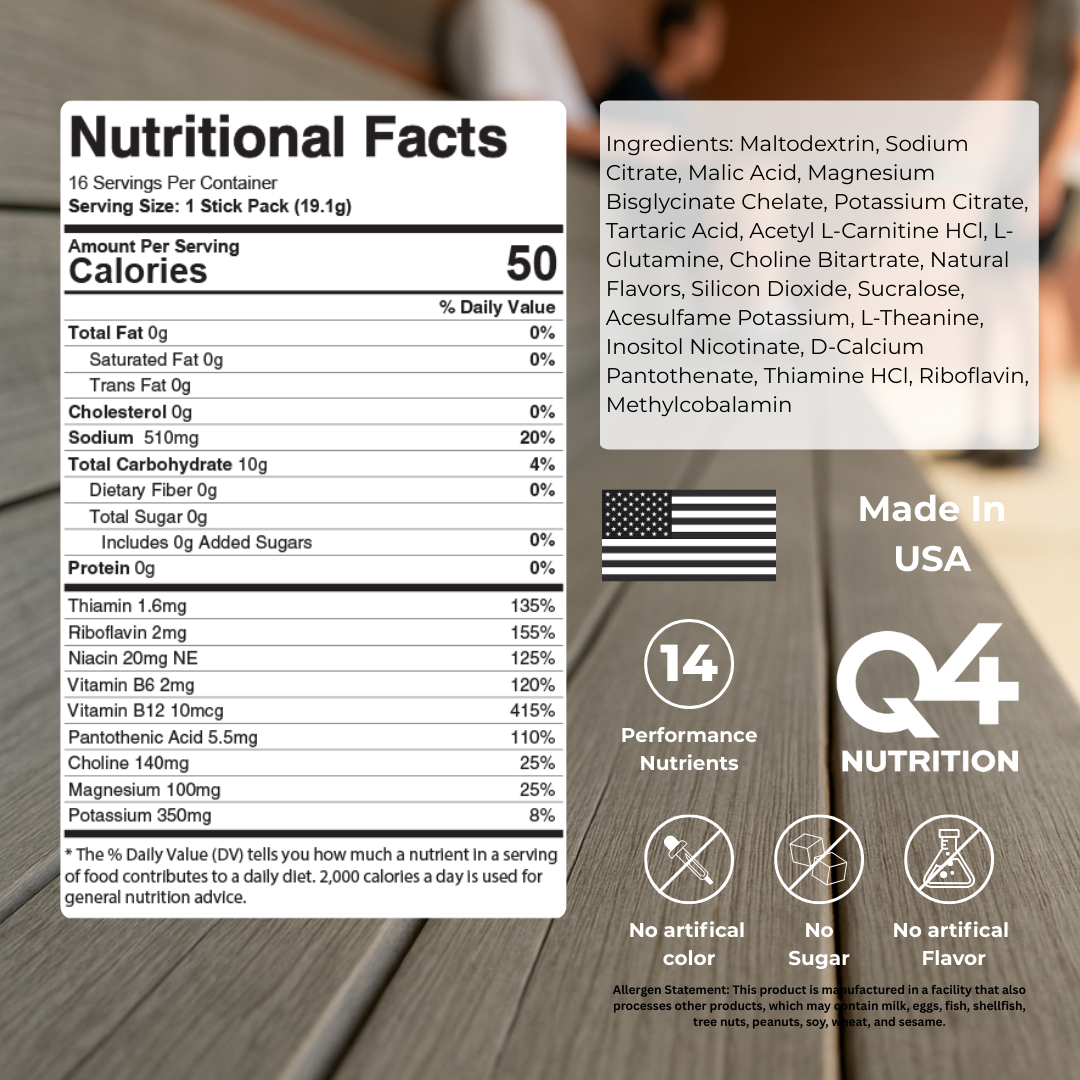 Fruit Punch Showtime Performance Hydration Sticks - 16 Pack