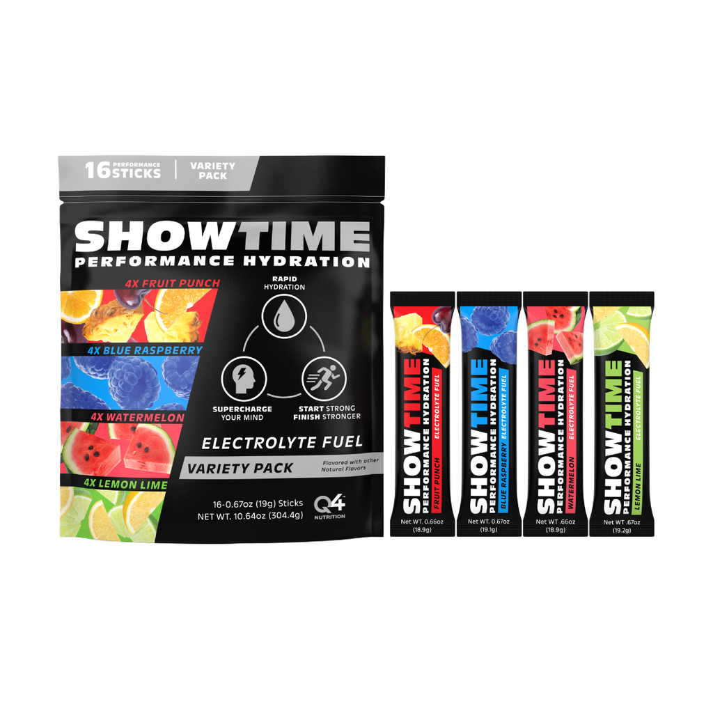 Variety Pack Showtime Performance Hydration Sticks - 16 Pack